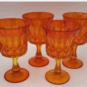 Noritake Perspective Tangerine Goblets